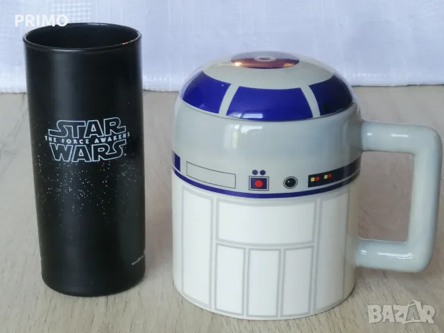 Колекционерска 3D чаша с капак R2-D2 (Star Wars) - Half Moon Bay, снимка 7 - Други ценни предмети - 55588161