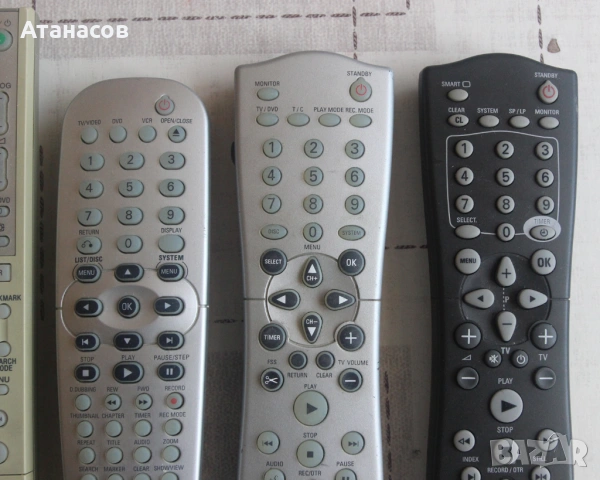 Дистанционно за записващо DVD - Sony, Panasonic, LG, JVC, Sharp, снимка 13 - Части и Платки - 54601081