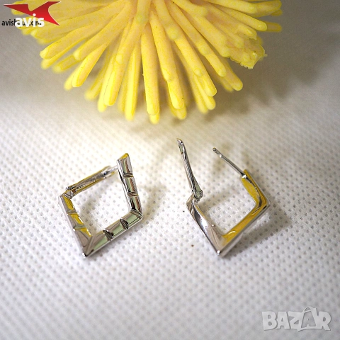 Обеци с платинено покритие 211201
