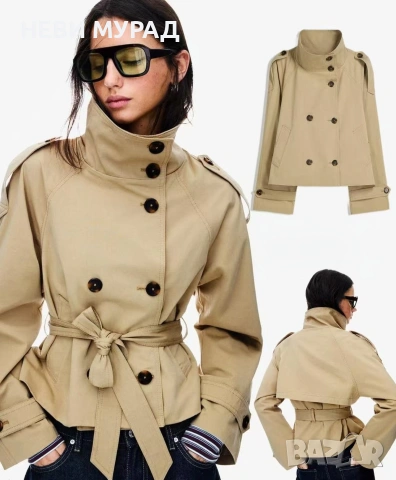 Дамски тренчкот, снимка 3 - Палта, манта - 54043191