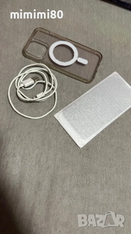 Кейс+стъклен протектор+кабел за зареждане за iPhone 13 pro