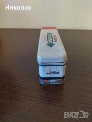 Продавам метална кутия от дъвки Wrigley's Spearmint , снимка 5 - Антикварни и старинни предмети - 55169242