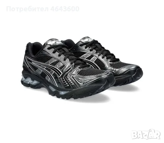 Унисекс маратонки ASICS Gel-Kayano 14 ”Black Pure Silver” Размер 41.5, снимка 4 - Маратонки - 55298834