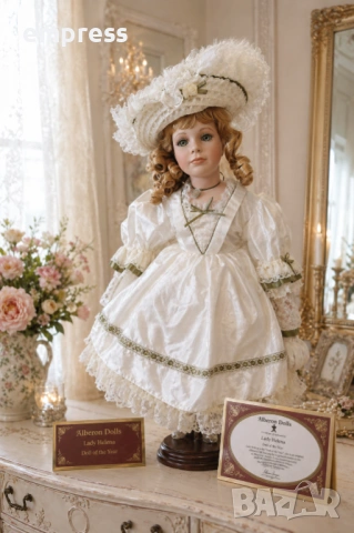 Порцеланова кукла Alberon Lady Helena , снимка 8 - Колекции - 54027810
