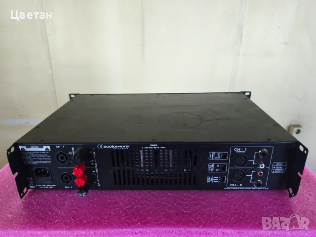 Професионален стъпало / усилвател Audiophony SMi 600 (2x300W), снимка 2 - Ресийвъри, усилватели, смесителни пултове - 55543294