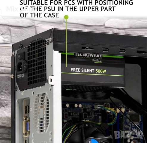Нов Захранващ блок Tecnoware Free Silent 500 ATX
, снимка 6 - Друга електроника - 55154419