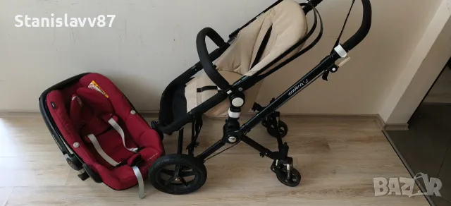 Bugaboo Cameleon 3 & Maxi cosi pebble детска количка бебешка 3в1, снимка 11 - Детски колички - 55606568