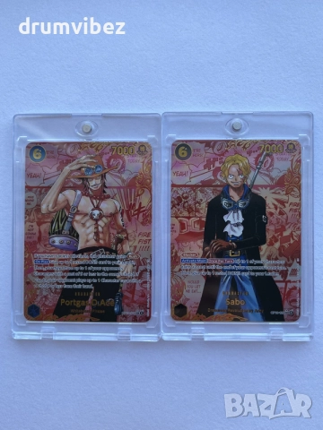 One Piece - Portgas.D.Ace & Sabo SEC Cards, снимка 5 - Колекции - 55492920
