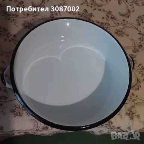 Нова емайлирана тава с дръжки Ф34, снимка 2 - Други - 55598745