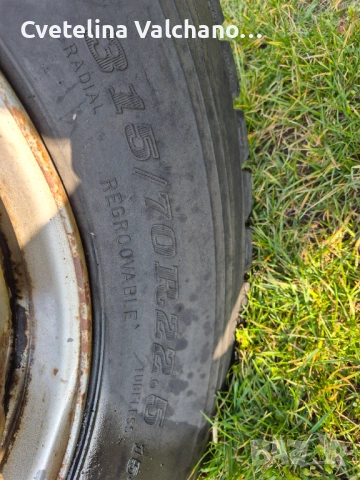 Гума с джанта за ДАФ XF, влекач, снимка 4 - Гуми и джанти - 54004975