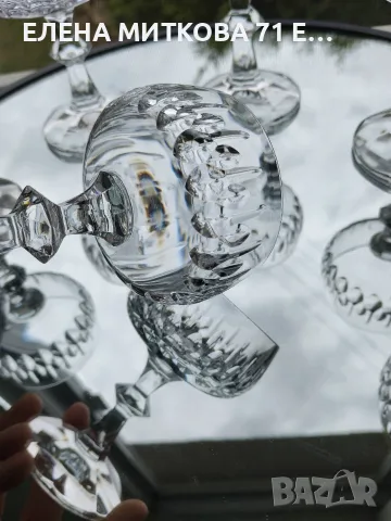 *Schott-swiesel Crystal* масивни чаши за аперитив от оловен кристал, снимка 9 - Чаши - 55317461