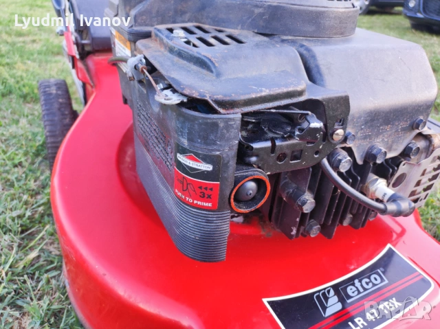 Бензинова самоходна косачка с кош Efco BriggsStratton Quantum50 190cc 5кс 4t 47см 30кг, снимка 10 - Градинска техника - 54854374