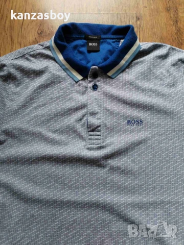 hugo boss polo shirt - страхотна мъжка тениска Л , снимка 4 - Тениски - 54221406