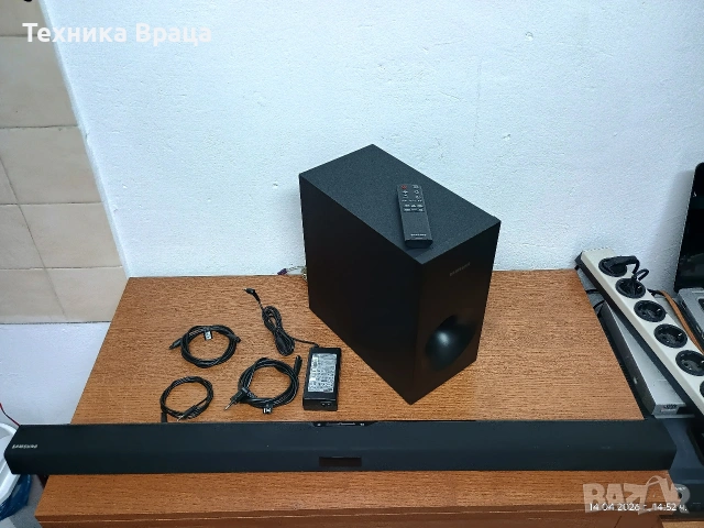 Саундбар със субуфер Samsung HW-J355. Като нов! Изпращам видео. , снимка 3 - Аудиосистеми - 54199149