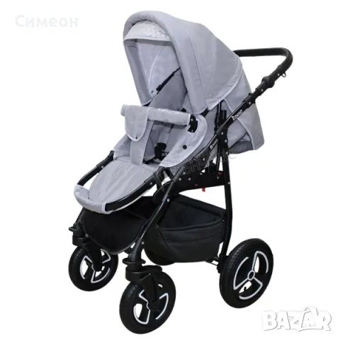 Бебешка количка Domino SILVER BIJOU - NIO, снимка 7 - Детски колички - 55293982