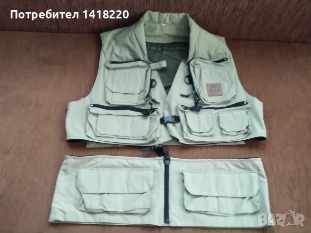 Елек за риболов, снимка 4 - Екипировка - 55229557