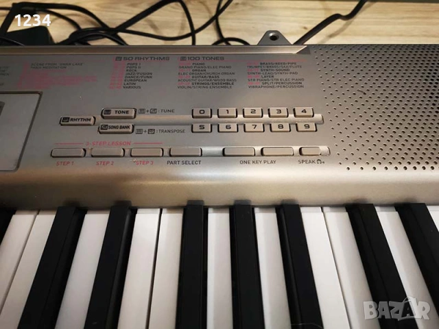 синтезатор клавир CASIO LK-120 пиано с плътни светещи клавиши 5 октави, снимка 6 - Синтезатори - 54516546