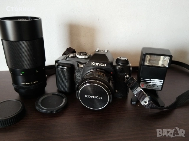 Камера Konica FS-1 Japan, снимка 3 - Фотоапарати - 54413960