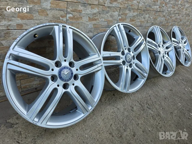 Продавам ОРИГИНАЛНИ Джанти R17 за Мерцедес J7, ET 49 5x112, снимка 3 - Гуми и джанти - 55467992