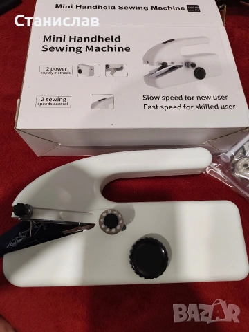 Преносима мини ръчна шевна машина