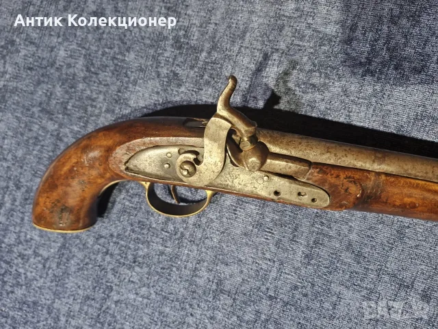 Капсулен пистолет, Британия- East India Company, снимка 3 - Антикварни и старинни предмети - 55630789