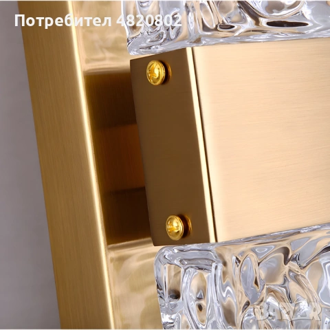 LightCrystal – модерна дизайнерска стенна лампа, снимка 3 - Лампи за стена - 54563729