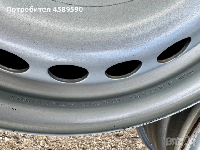 4бр.Оригинални бусови джанти 16цола 5x120 за Vw T5,T6,Transporter, снимка 18 - Гуми и джанти - 54858910