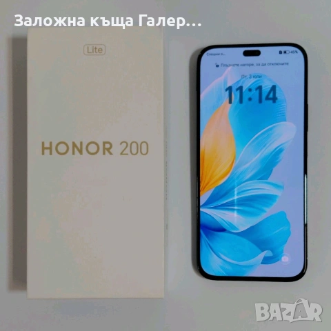 Смартфон Honor 200 Lite 8GB/256GB – отлично техническо състояние