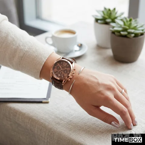 Michael Kors MK5551 Bradshaw Chronograph, снимка 5 - Дамски - 55316201