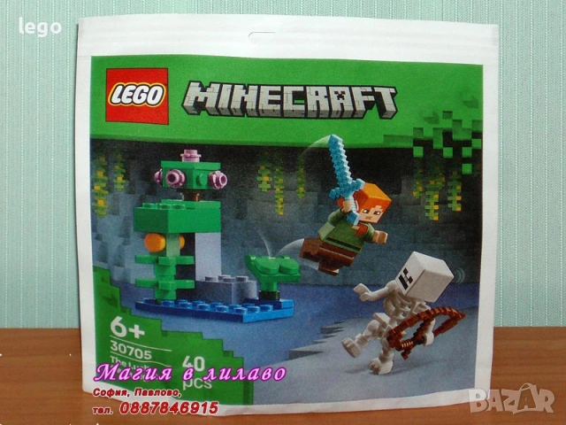 Продава LEGO Minecraft 21274 21276 21278 21282 21584 21585 21586 21587 21588 21590 30705, снимка 11 - Конструктори - 48264995