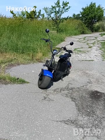Електрически скутер BIG CITY HARLEY X7 ULTRA 1500W, снимка 2 - Мотоциклети и мототехника - 55239182