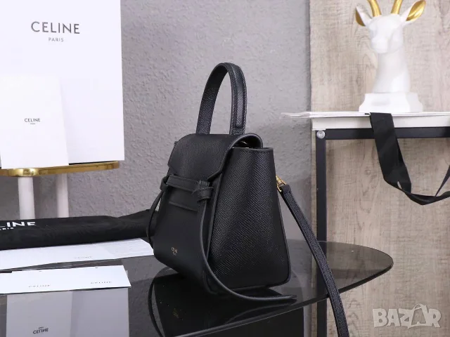 Celine Nano Belt Bag – Black, снимка 2 - Чанти - 55417236