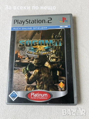 SOCOM II US Navy Seals  , игра за playstation 2 ps2 плейстейшън 2