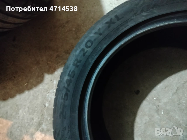 275/45/20 Continental, снимка 4 - Гуми и джанти - 54646242