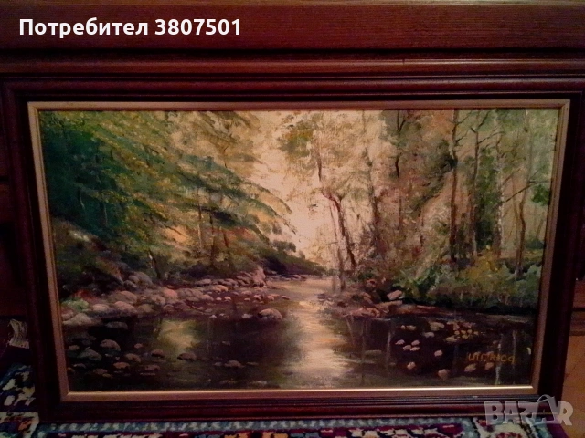 КАРТИНА С МАСЛЕНИ БОИ , снимка 5 - Картини - 43946443