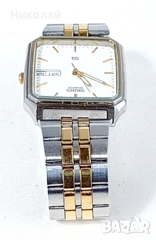 Seiko Quartz - мъжки кварцов часовник, снимка 7 - Мъжки - 54892323