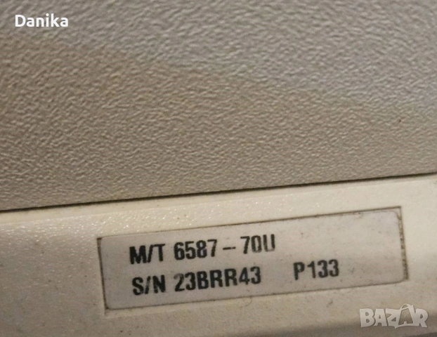 Работещ ретро компютър IBM Personal Computer 350 с процесор Intel Pentium 133 MHz CPU Socket 7 DOS, снимка 6 - Други - 50832613