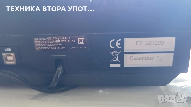 DJ tech vinyl USB 1, снимка 5 - Аудиосистеми - 55066629