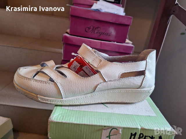 нови обувки Мегияс естествена кожа , снимка 3 - Дамски ежедневни обувки - 54209077