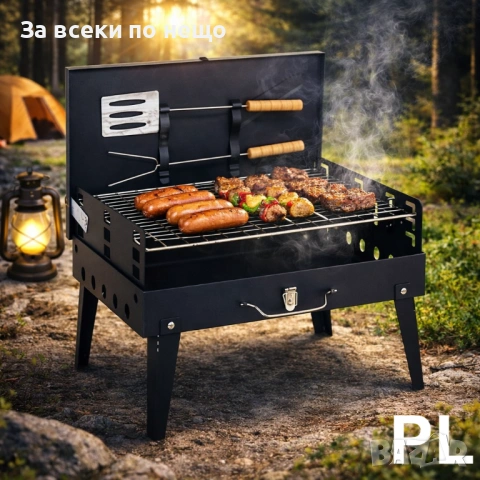 Промо пакет за къмпинг – Мини пералня с 3 режима + Сгъваемо барбекю Код P2391, снимка 2 - Къмпинг мебели - 54404762
