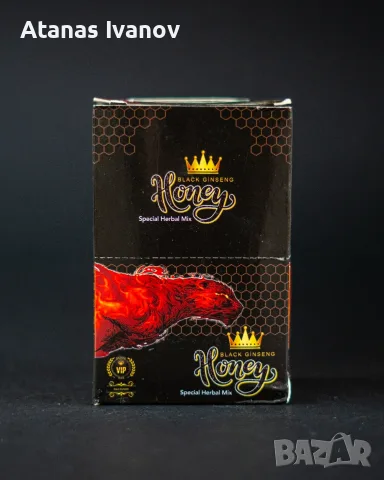Black Ginseng Honey – Билков мед с черен женшен и  епимедиум | 12 сашета, снимка 4 - Хранителни добавки - 55502966