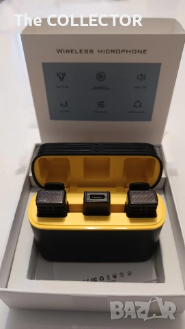 Комплект от 2 микрофона Lavalier, снимка 2 - Микрофони - 54946449