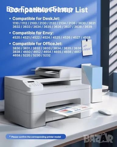 Ново 302XL мастило за HP DeskJet Envy OfficeJet, черно + цветно, 2 броя за Принтер тонер печат, снимка 2 - Консумативи за принтери - 55581412
