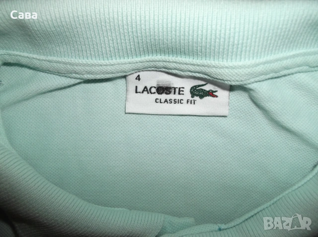 Тениска LACOSTE  мъжка,С, снимка 3 - Тениски - 55093042
