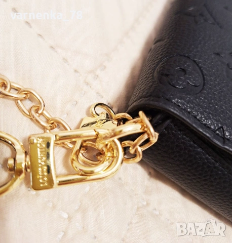 Louis Vuitton Félicie Pochette Empreinte оригинална дамска официална чанта, снимка 5 - Чанти - 54607824