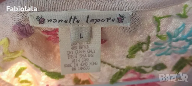 Nanette Lepore cardigan L, снимка 6 - Жилетки - 55645184
