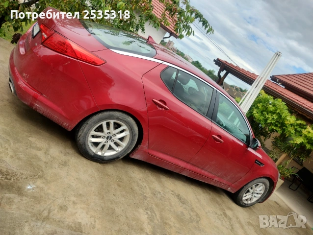 Киа оптима GDI 2011 винен металик, снимка 2 - Автомобили и джипове - 54747372