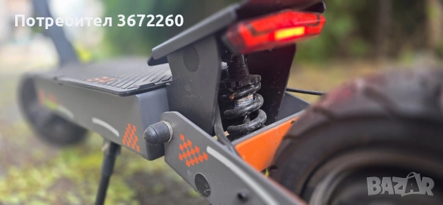 Електрическа тротинетка KuKirin G4 2000W – почти като нова, само на 158 км!, снимка 10 - Други спортове - 55169156