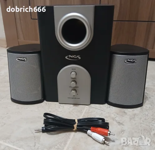 Тонколони 2.1 буфер за компютър NGS 25W 20 евро, снимка 2 - Тонколони - 55334310