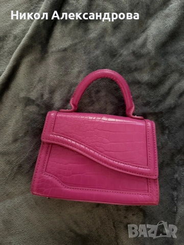 Розова чанта Zara , снимка 2 - Чанти - 55293661